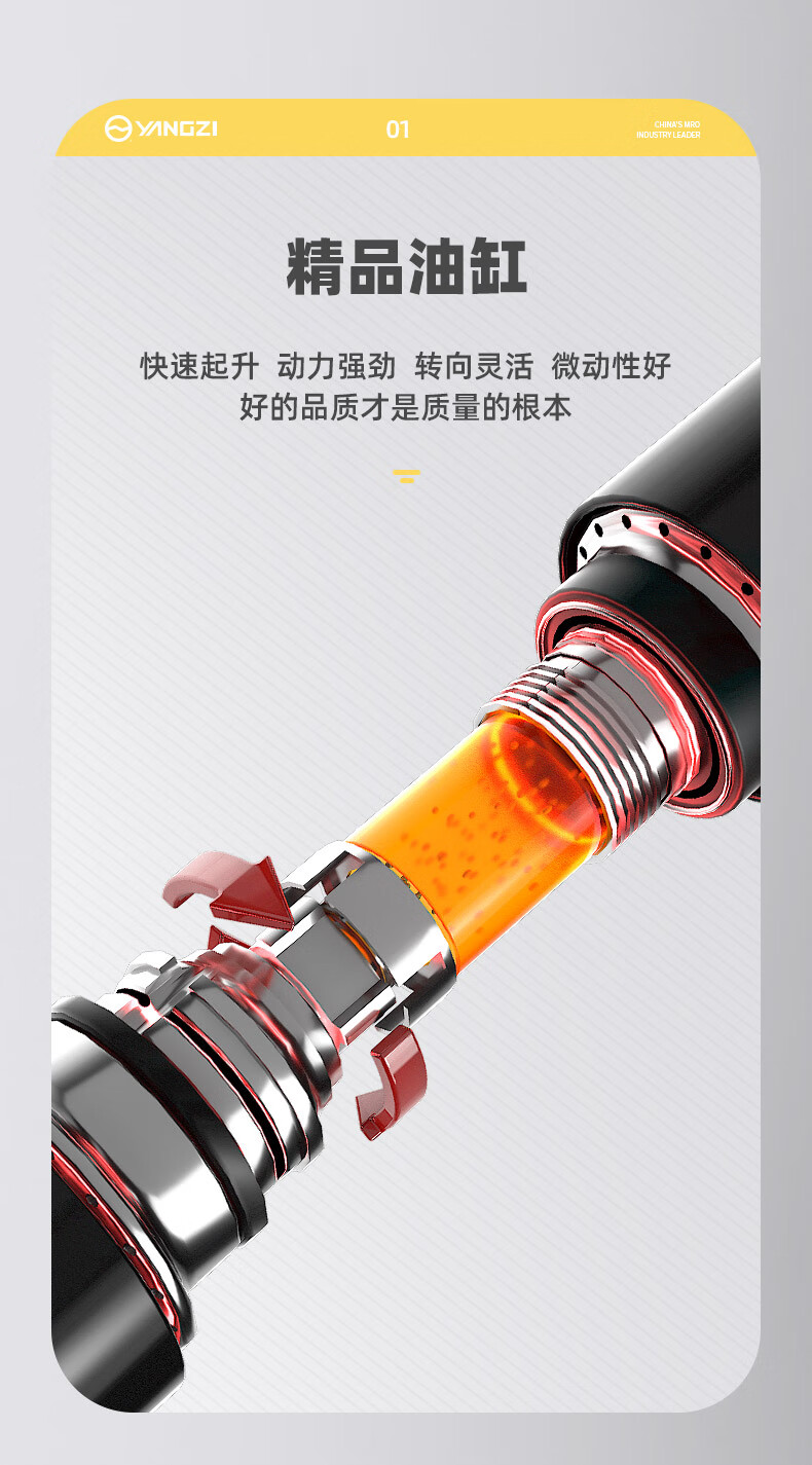 揚(yáng)子半電動升降堆高叉車YZ-B1030載重1噸升高3米(圖6)